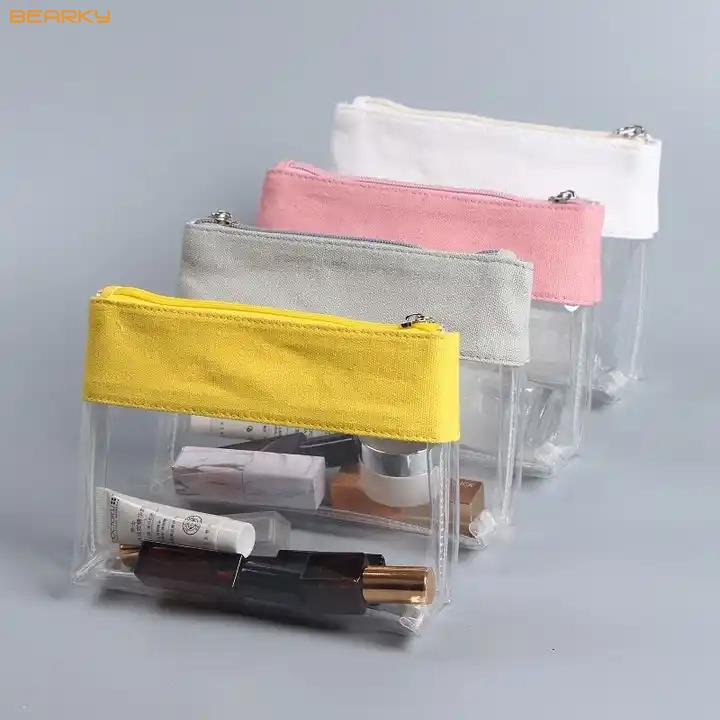 Tips for cleaning stains on transparent lay flat makeup bag